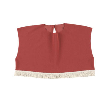 Terry Top Lava - crop top