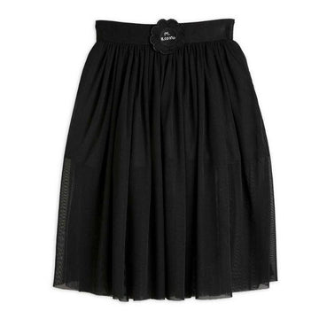 Bat Flower Tulle Skirt