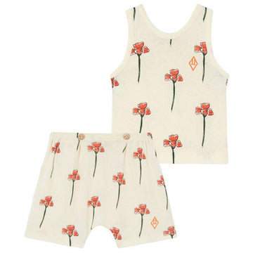 White Carnations Baby Set