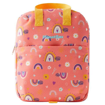 Lunch Tote Bag - Peach Rainbow