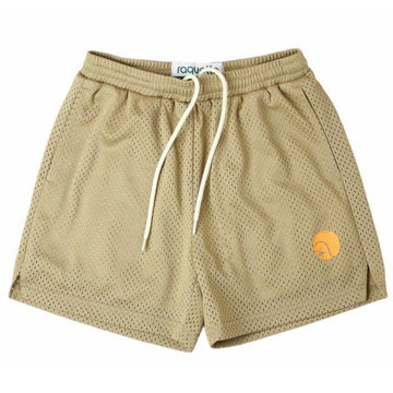 Mesh Tennis Short - Beige
