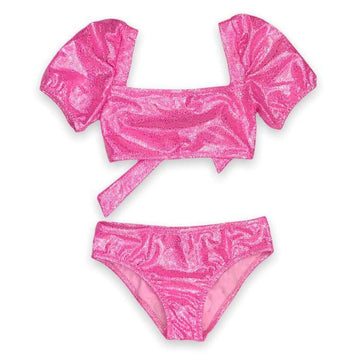 Daisy Bikini - Glitter Neon Pink