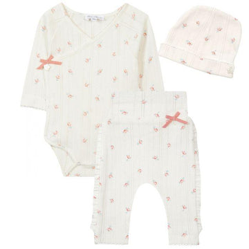 Ecru Crossover Baby Set