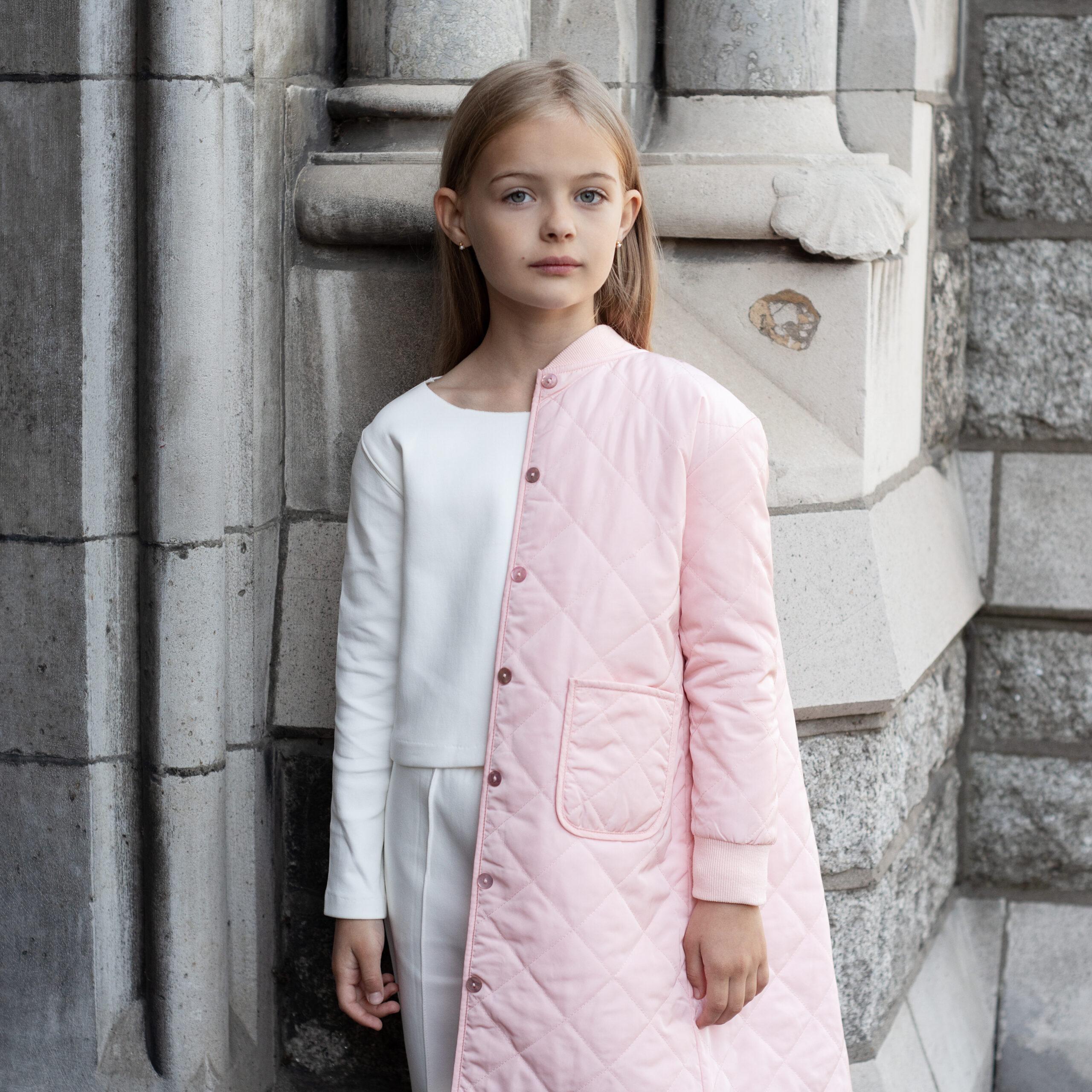 Fiore Coat - Strawberry Cream