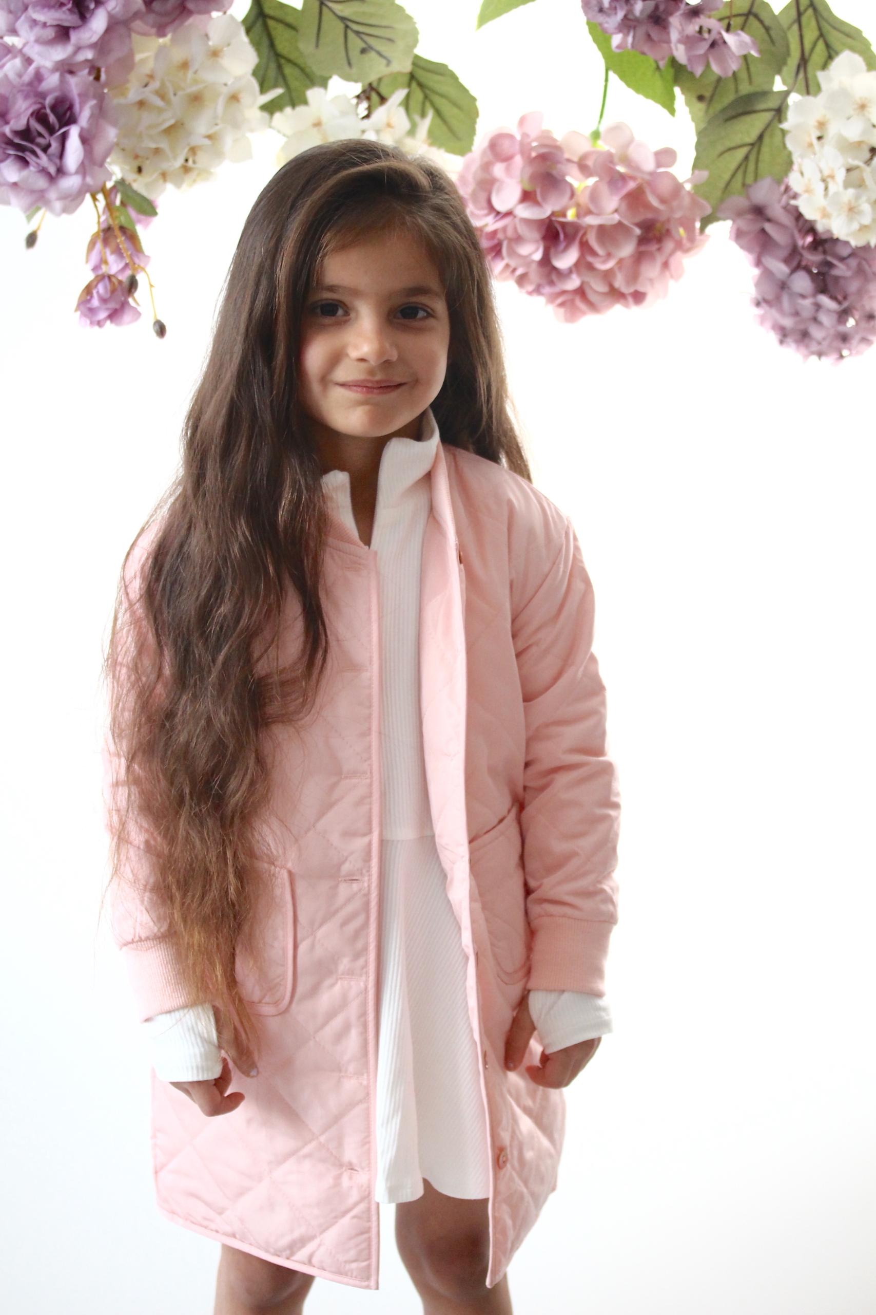 Fiore Coat - Strawberry Cream