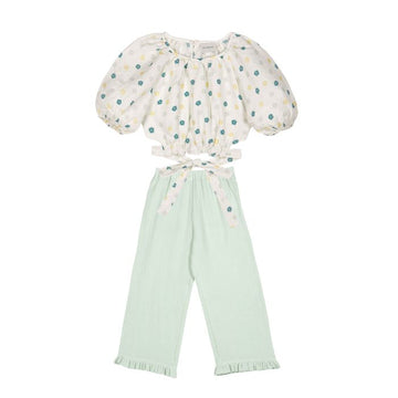 Elise Muslin Ruffle Pants