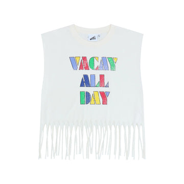 Fringe Tshirt Vacay All day