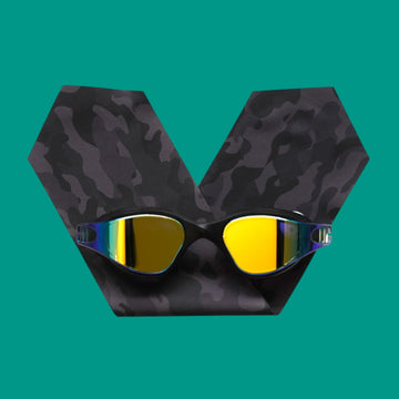 Adult Goggles Black-Camouflage Black ( 9 years and above )