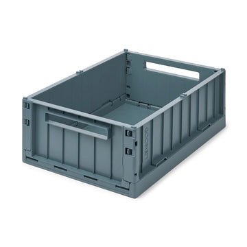 WESTON LARGE STORAGE BOX WHALE BLUE