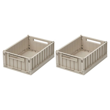 WESTON SMALL STORAGE BOX 2-PACK SANDY