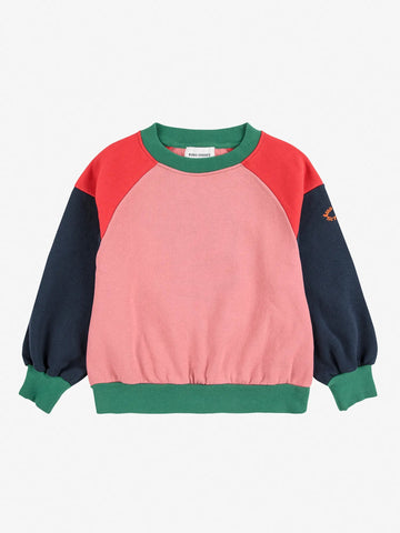Tic Tac Toe color block sweatshirt ( multicolor )