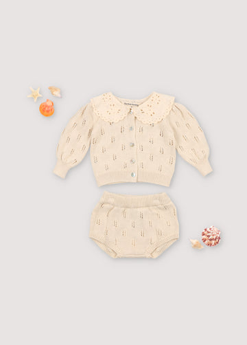 Marina Baby Cardigan & Bloomer