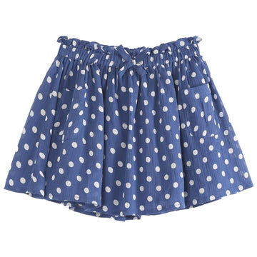 Polka Dots Skirt – Ocean Blue