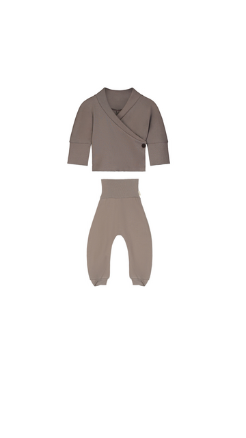Farigola Trouser & Com Kimono D.Brown