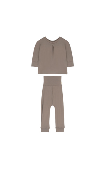 Blauet Trouser & Mand Shirt Dark Brown