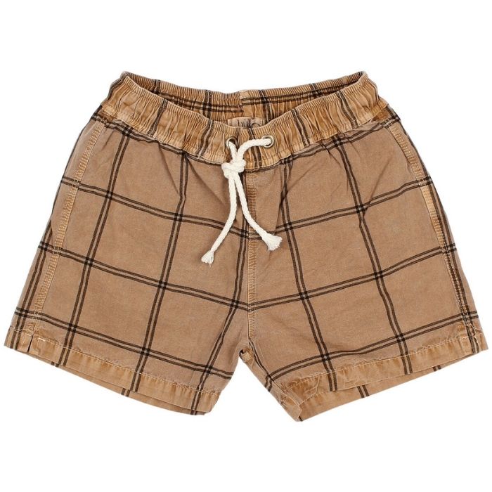 Check Swimsuit - Sugar Brown