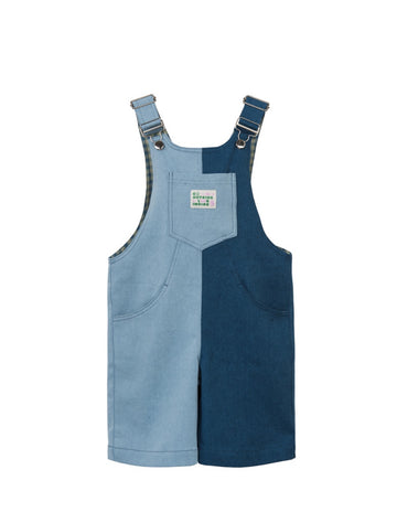 Child Short Dungaree - Blue Denim