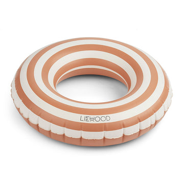 Baloo Swim Ring - Stripe | Tuscany Rose | Creme de la creme