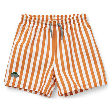 Duke Board Short - Mustard | White