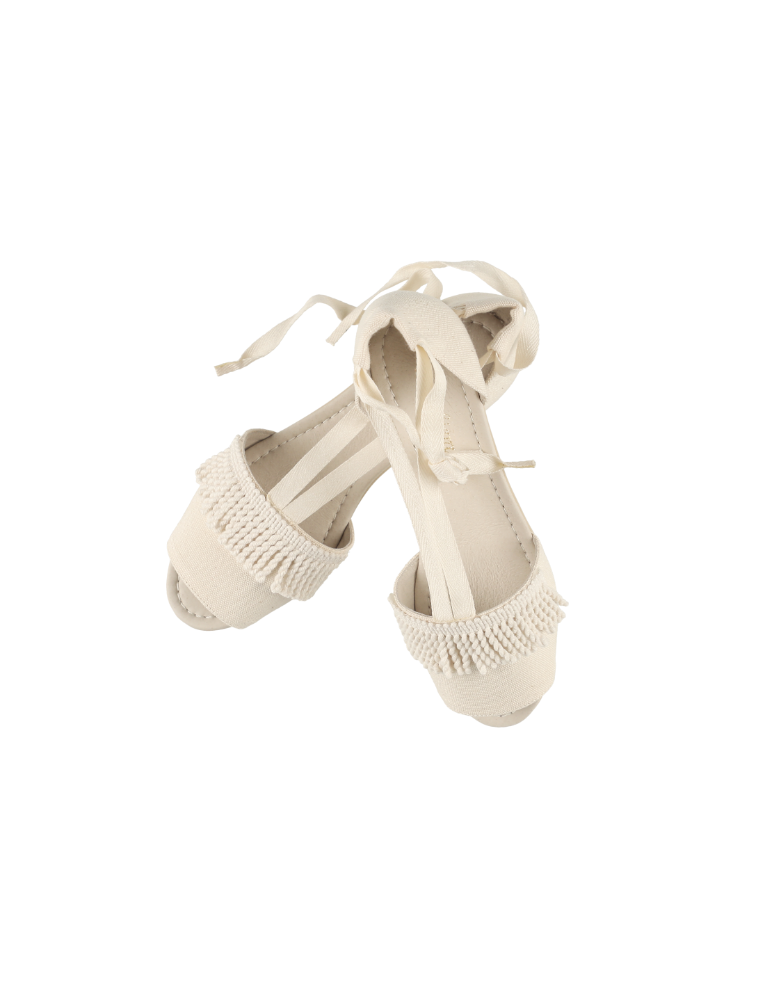 Ecru Fleece Espadrille
