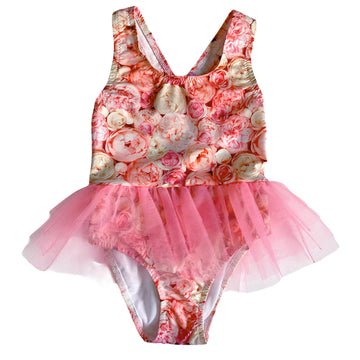 Isella Tutu Swimsuit - Roses Bouquet