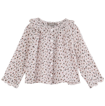 Pink Flowered Shirt