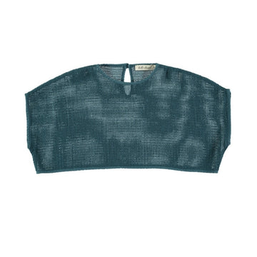 Mesh Crop Top - Blue