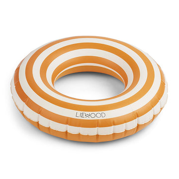 Baloo Swim Ring - Stripes | Mustard | Creme de la creme