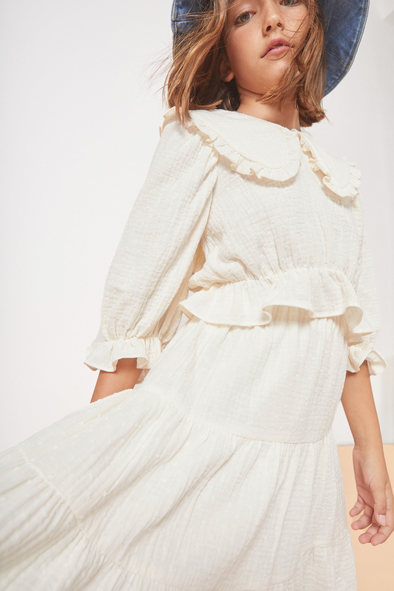 Capuccine Plumeti Blouse