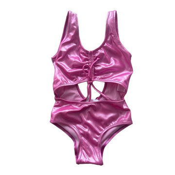 Athena Glossy Pink Onepiece