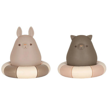 Silicone Bathtoys Swimring - Shitake Mix