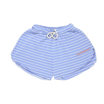 Striped Summer Runner Short - Grapemist