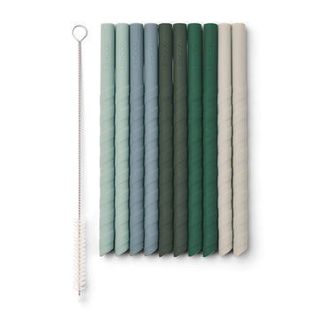 Timoti Straws - Green Multi Mix