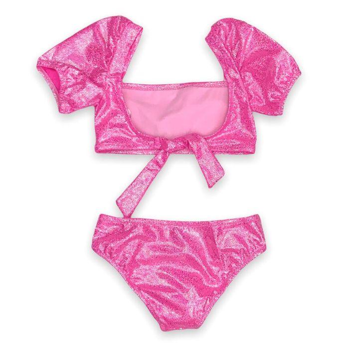 Daisy Bikini - Glitter Neon Pink