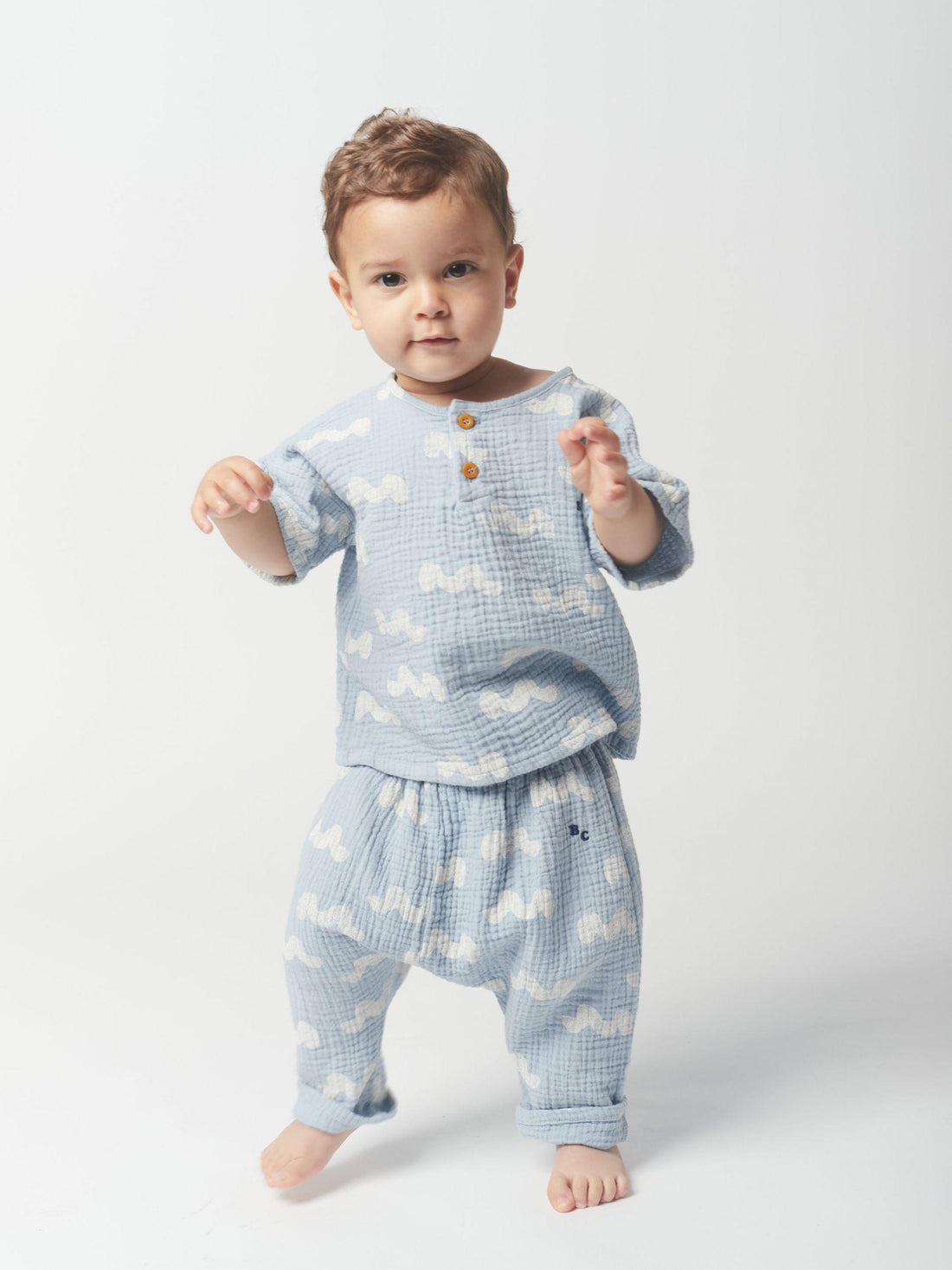 Waves All Over Woven Set