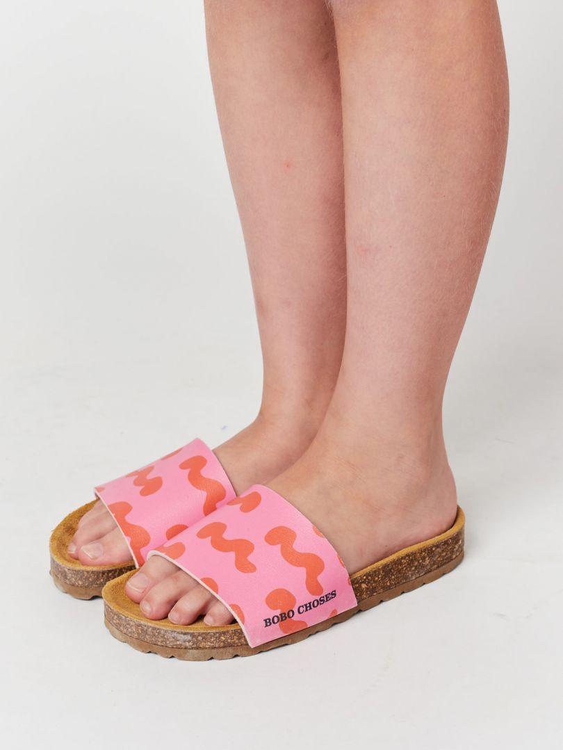 Waves All Over Sandals
