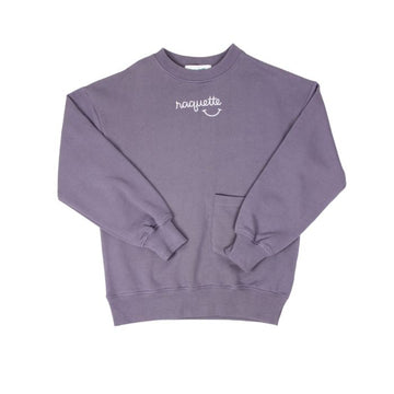 Smiles Sweater - Black Plum