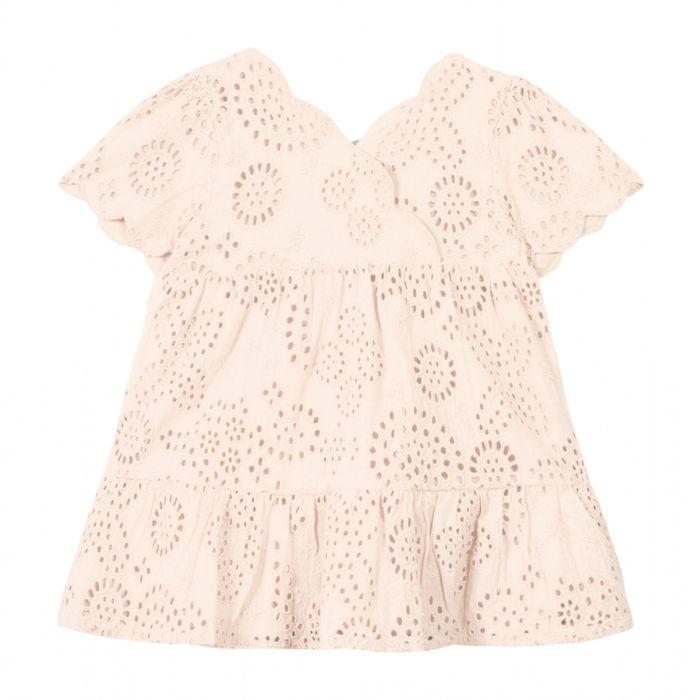 Rose Pale Eyelit Dress
