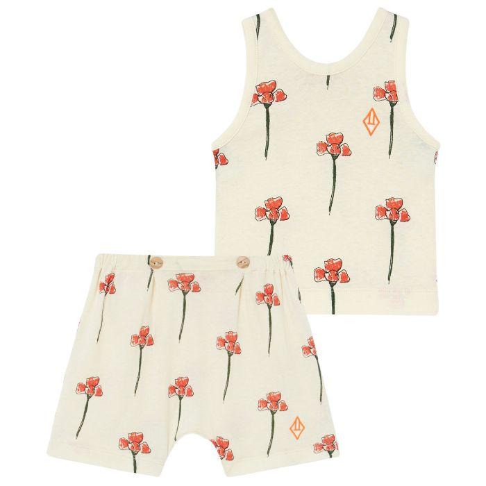 White Carnations Baby Set