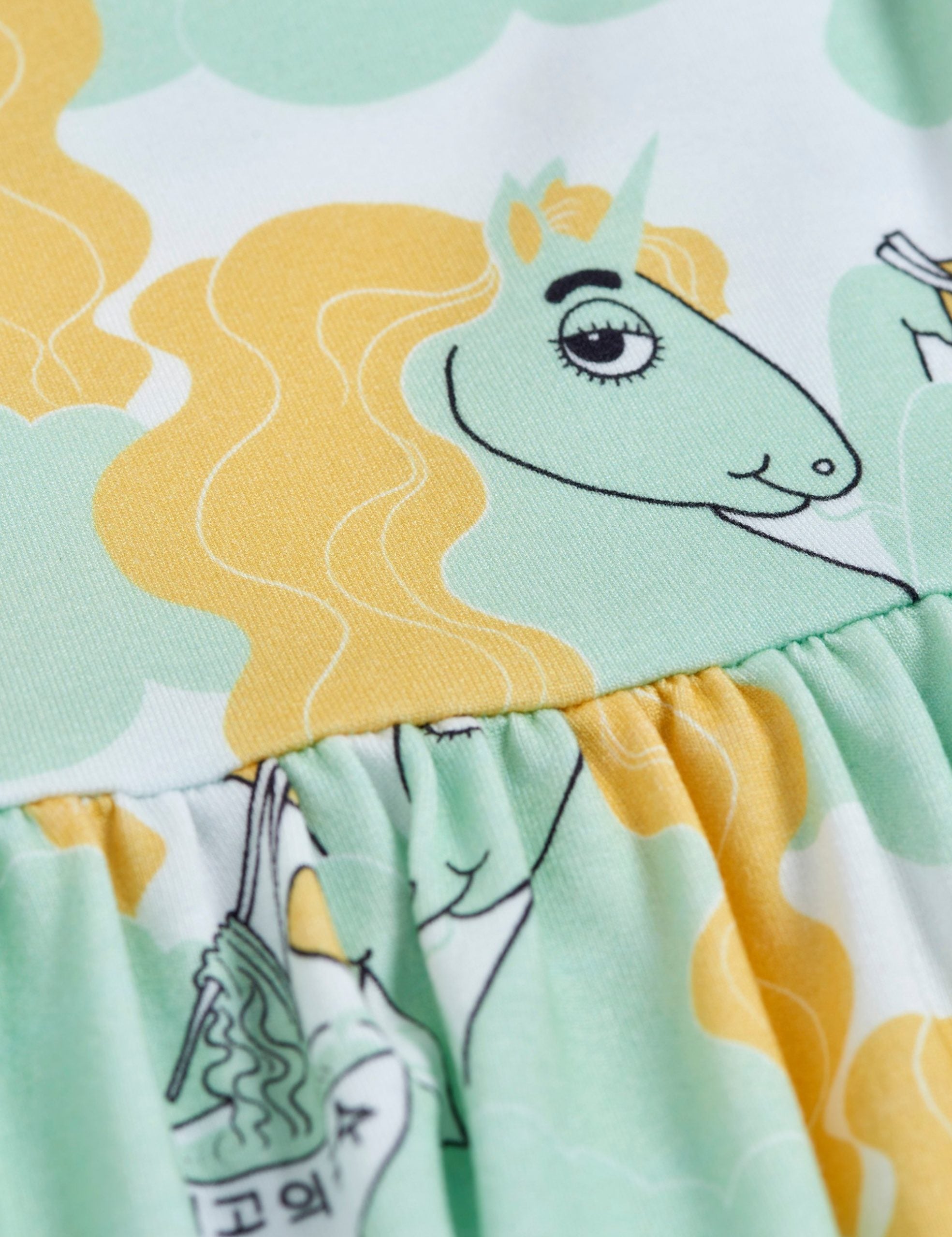 Unicorn Noodles Dress - Mint