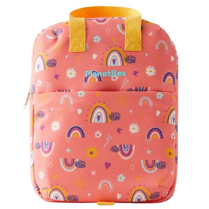 Lunch Tote Bag - Peach Rainbow