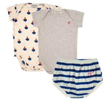 Sailboat All Over 3 Piece Set