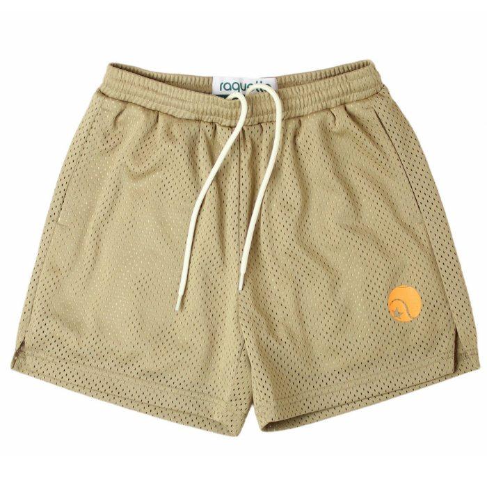 Mesh Tennis Short - Beige
