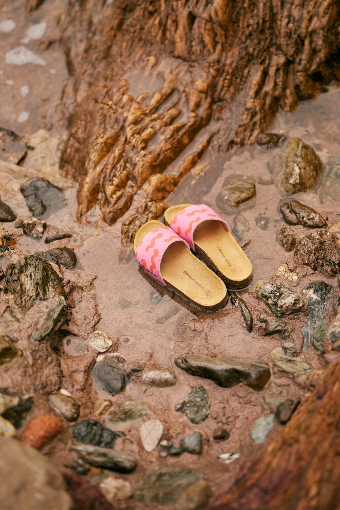 Waves All Over Sandals