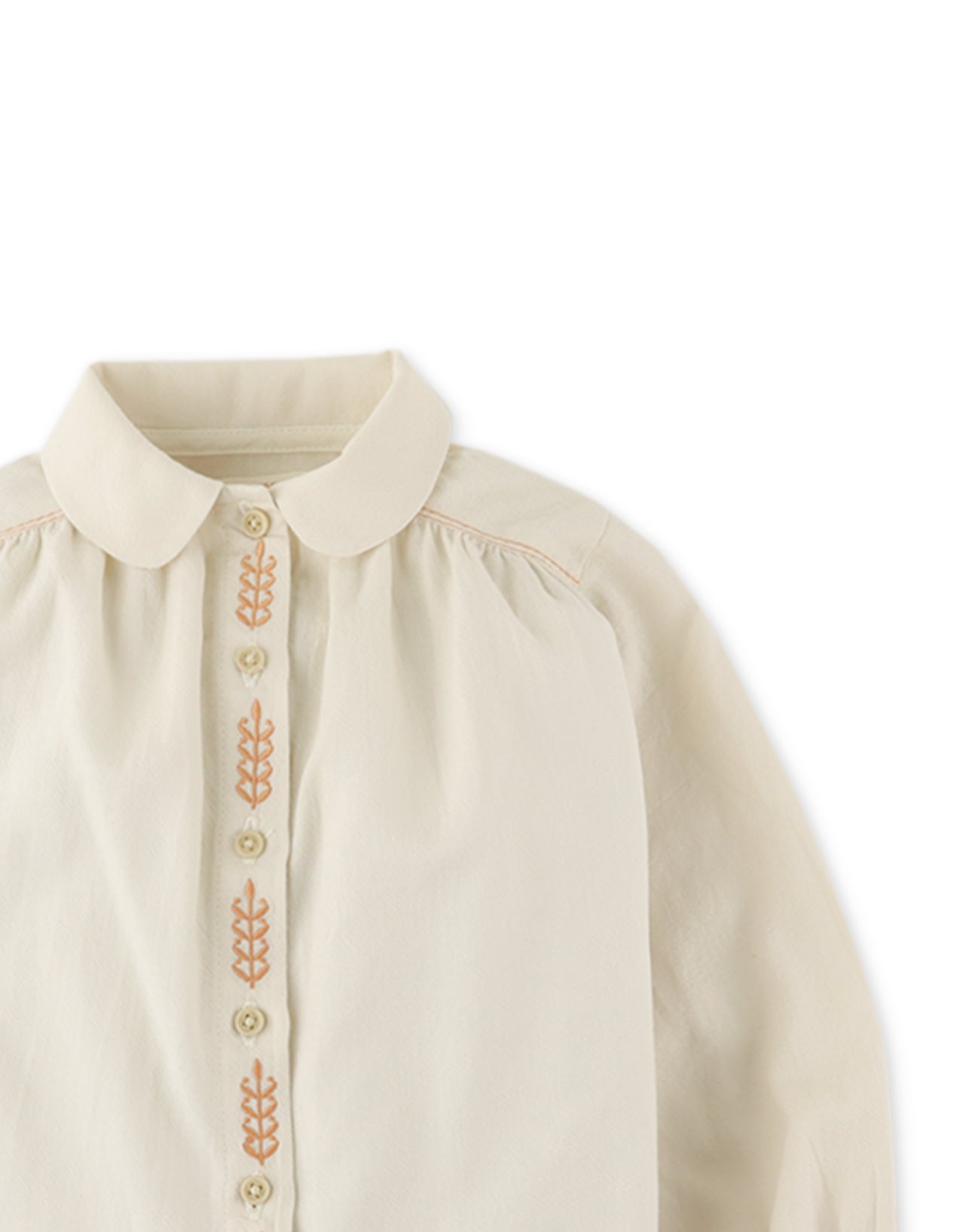 Baby Girls Relaxed Blouse Contrast Embro