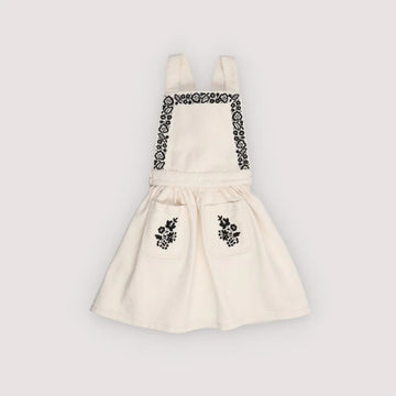 Tamara Pinafore - Moonlight white