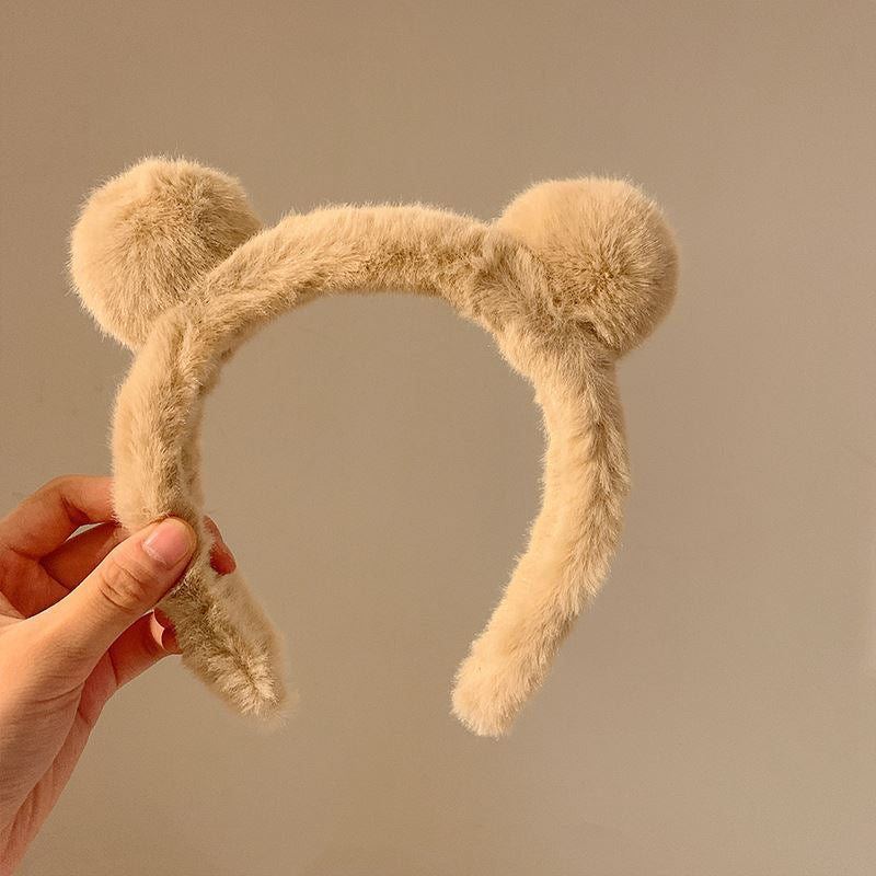 Plush Bear Ear Headband