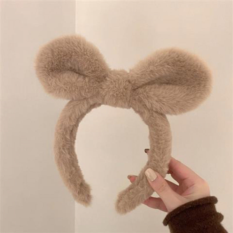 Plush Bunny Ear Headband