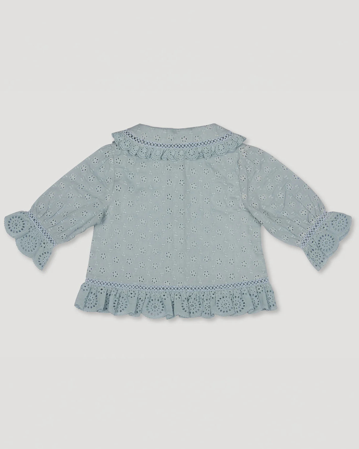 Irish Blouse Garder Flower & Roman Shorts Sea Dreamy (set)