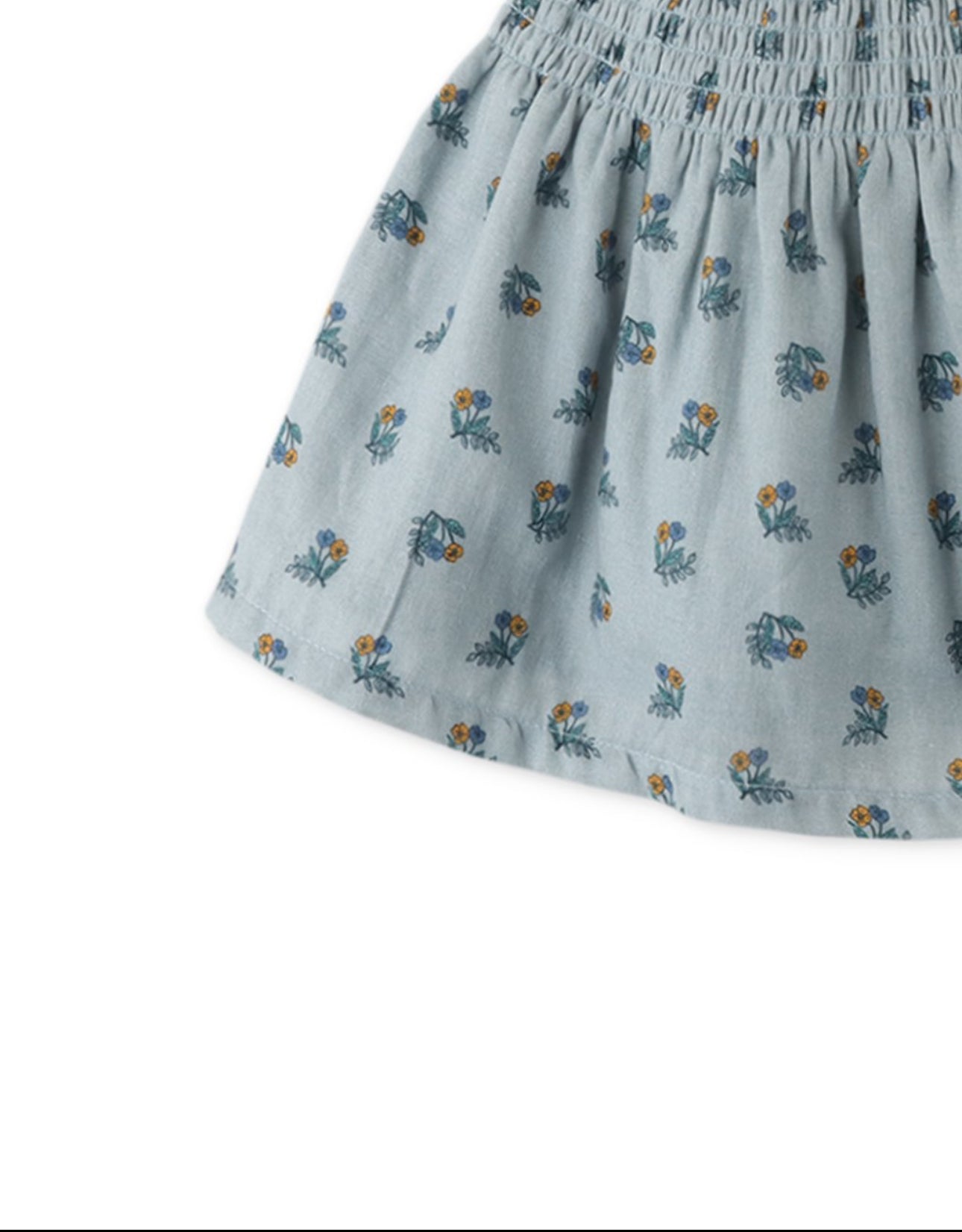 Baby Girl Floral Contrast Embro ( set )